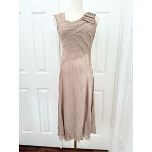 Komarov Beige Midi Dress